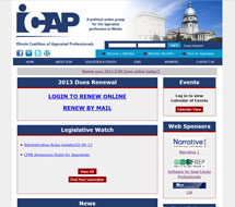 Web Site Portfolio: Design of ICAP Website