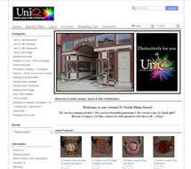 Web Site Portfolio: Design of UniQ Jewelry Website